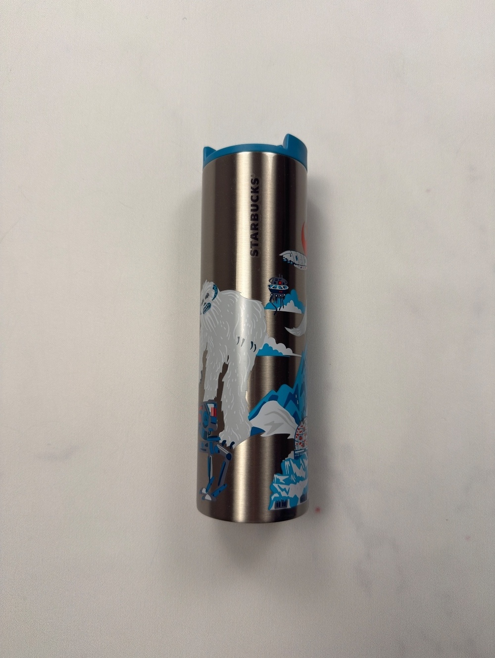 Starbucks Stainless Steel Tumbler Blue Graphic Design